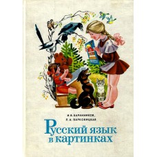 Русский язык в картинках, used book,  Баранников 1
